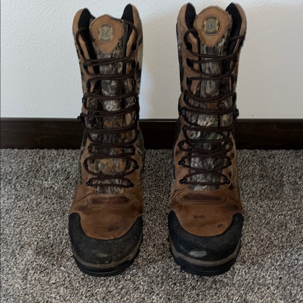 Muck Leather Whitetail Men’s 10” Insulated Waterproof Camo Hunting Boot Size 13W